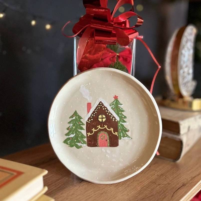 Тарелка с росписью фото 1